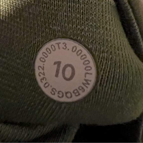 Lululemon Instill High-Rise Crop 23" Olive Green Leggings 10 - W6BQGS - Picture 9 of 9